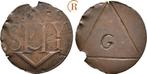 BronzeMunt, Jeton, Marke ? 1785 Unbestimmte, Postzegels en Munten, Penningen en Medailles, Verzenden