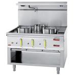 Wok-fornuis | 3 Branders + Watergordijn | 23.8kW + 11.25kW, Verzenden, Nieuw in verpakking