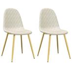 Fluwelen Stoelen 2 st | OP = OP, Goud Verchroomd, Huis en Inrichting, Stoelen, Twee, Overige kleuren, Verzenden, Nieuw