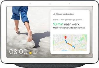 Google Nest Hub Charcoal 1e Generatie (Google Smart Speaker), Audio, Tv en Foto, Mediaspelers, Zo goed als nieuw, Ophalen of Verzenden