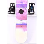 148 dames snowboard SALOMON LOTUS white/pink, woodcore, FLAT, Sport en Fitness, Snowboarden, Verzenden, Nieuw