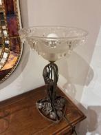 Lampe - Fer forgé - Art Déco signée Ezan