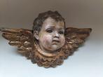 sculptuur, Ángel Alado - Realizado a mano - Siglo XX - 23 cm