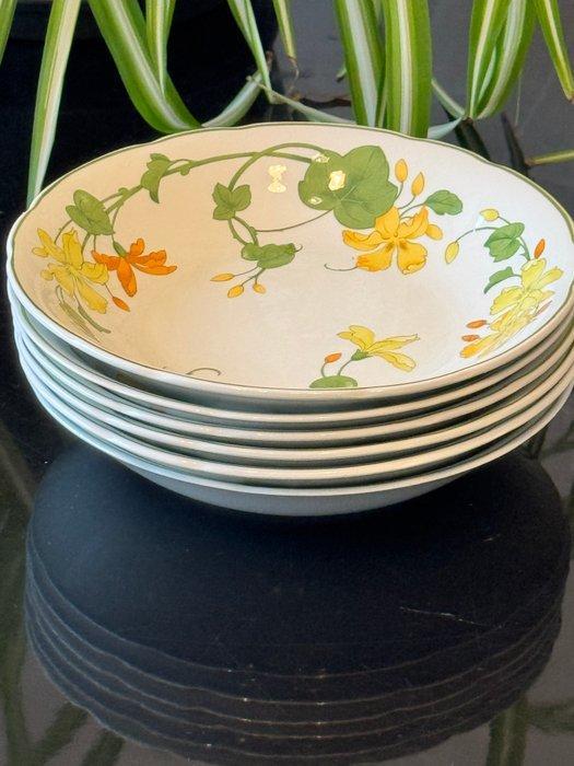 Villeroy & Boch - Schotel (6) - Geranium - Porselein - Diep, Antiek en Kunst, Antiek | Meubels | Tafels