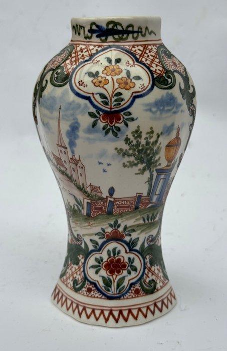 Vaas - Aardewerk - Delftse faience vaas, Antiek en Kunst, Antiek | Glaswerk en Kristal