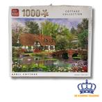 Set van 5x King Puzzels | Animal & Cottage Serie | 1000 Stuk, Hobby en Vrije tijd, Verzenden, 500 t/m 1500 stukjes, Gebruikt, Legpuzzel