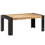 vidaXL Eettafel 180x90x76 cm massief mangohout, Huis en Inrichting, Tafels | Eettafels, Verzenden, Nieuw