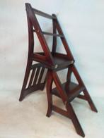 Marches - Bois - Bibliothèque escabeau/chaise