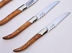 Laguiole - 6x Luxury Steak Knives - Olive Wood - style de -