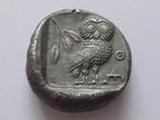 Attica, Athene Tetradrachm circa 500-480 BC - rare archaic, Postzegels en Munten