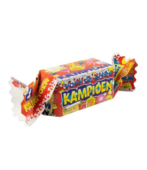 Geschenkdoosje Kampioen 26cm, Hobby en Vrije tijd, Feestartikelen, Nieuw, Verzenden
