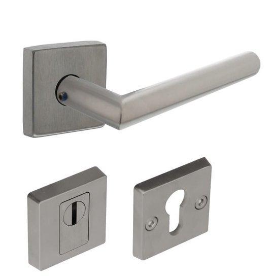 Intersteel SKG3 Veiligheid Achterdeur Set Vierkant RVS, Doe-het-zelf en Bouw, Hang- en Sluitwerk, Ophalen of Verzenden
