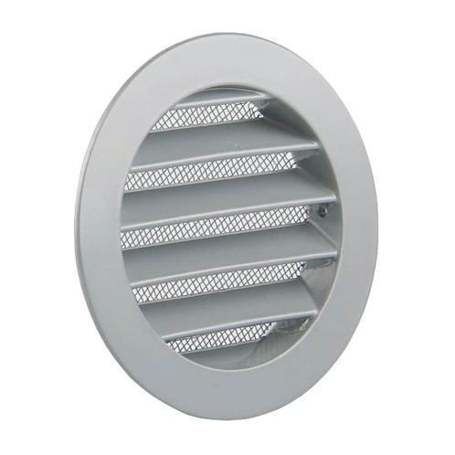 Rond buitenluchtrooster Ø 125mm aluminium, Bricolage & Construction, Ventilation & Extraction, Envoi