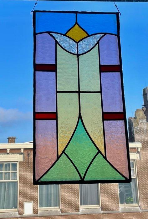 Glas-in-loodraam - 1950-1960, Antiquités & Art, Art | Objets design