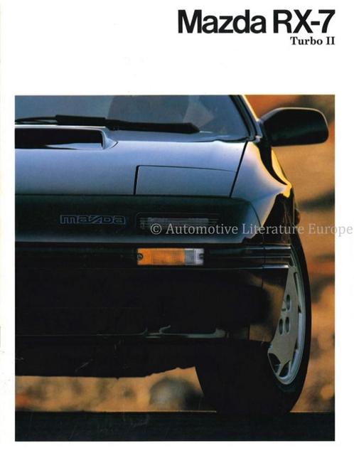 1987 MAZDA RX-7 TURBO II BROCHURE NEDERLANDS, Boeken, Auto's | Folders en Tijdschriften