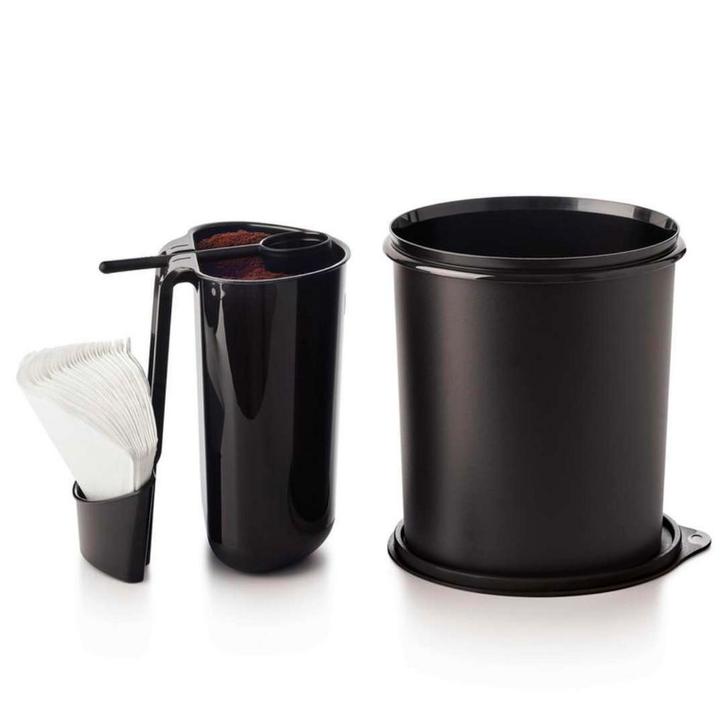 Tupperware Koffiebus Zwart, Huis en Inrichting, Keuken | Tupperware, Nieuw, Verzenden