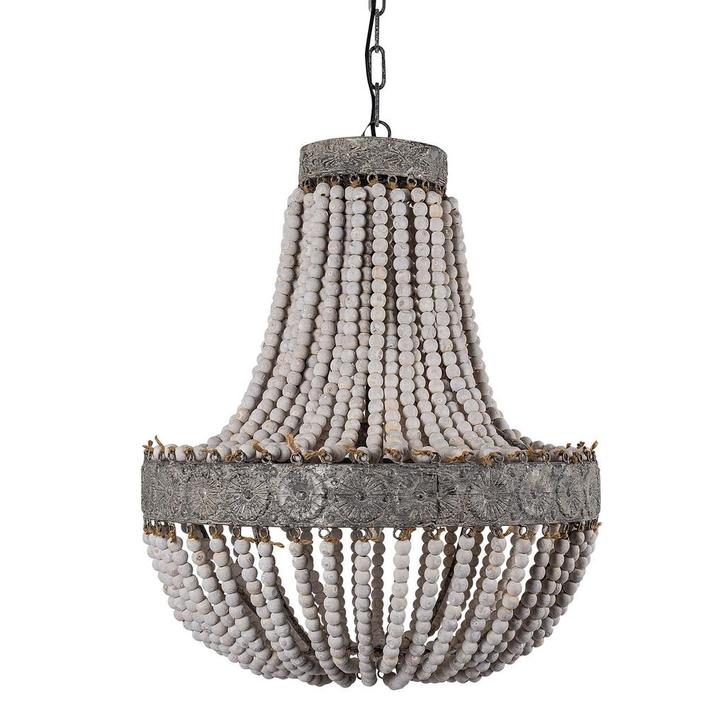 hanglampen Kralen Hanglamp XL Zion ø51, Huis en Inrichting, Lampen | Hanglampen, Verzenden