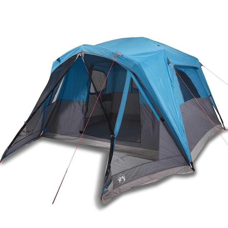 Gezinstent 6p waterdicht blauw | Retour Deal | 40%, Caravans en Kamperen, Tenten, tot en met 6, Nieuw, Verzenden