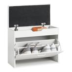 2dekans | SoBuy Schoenenkast met Zitvlak en Opberglade - 60, Ophalen of Verzenden