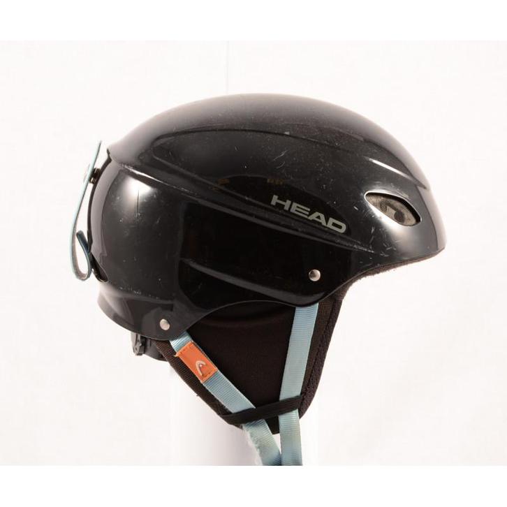 52 53 54 55 skihelm/snowboardhelm HEAD BLACK/blue, verstelba, Sport en Fitness, Skiën en Langlaufen, Verzenden
