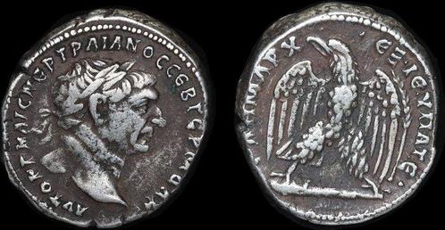 Romeinse Rijk. Trajan (98-117 n.Chr.). Tetradrachm Antioch, Postzegels en Munten, Munten | Europa | Niet-Euromunten