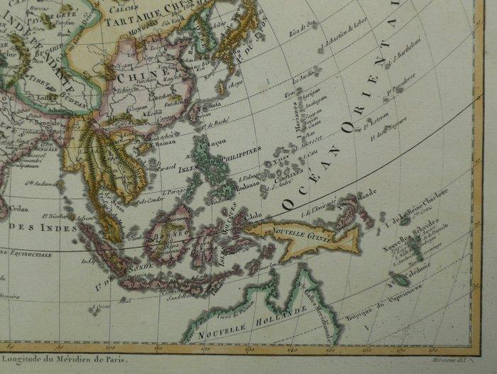 Azië - China, Indonesië, Japan, Filipijnen; Rigobert Bonne -, Boeken, Atlassen en Landkaarten