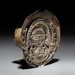 Chimú, Peru. Zilver Oorwarmer. 1200-1400 n.Chr. 6,1 cm