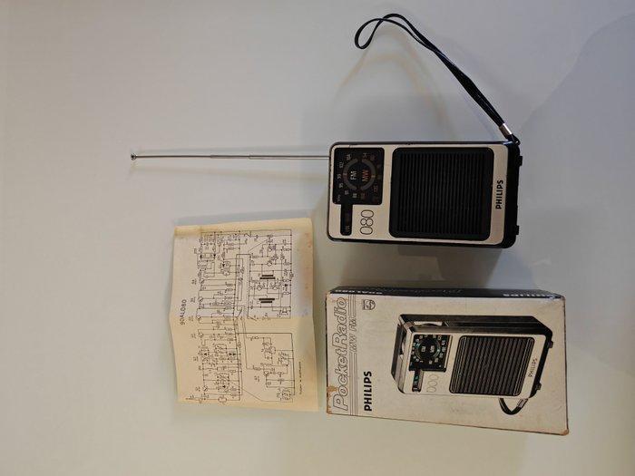 Philips - 080 Draagbare radio, Audio, Tv en Foto, Radio's