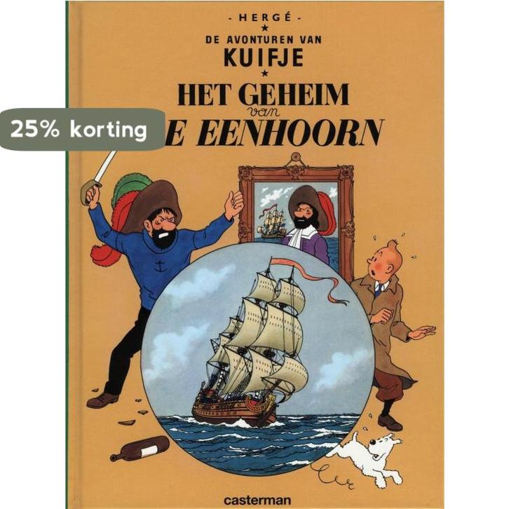 De avonturen van Kuifje - Het geheim van de eenhoorn, Boeken, Overige Boeken, Gelezen, Verzenden