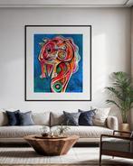 Simeon Gonzales - Caballito en Rosa - XXL (NO RESERVE PRICE), Antiek en Kunst, Kunst | Schilderijen | Modern