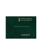 1980 ROLLS ROYCE & BENTLEY CORNICHE INSTRUCTIEBOEKJE ENGELS, Ophalen of Verzenden