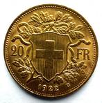 Suisse. 20 Francs Vreneli 1922 B, Postzegels en Munten