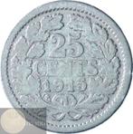 Nederland. Wilhelmina. 25 Cents 1915, 1916, 1917, 1918, 1919