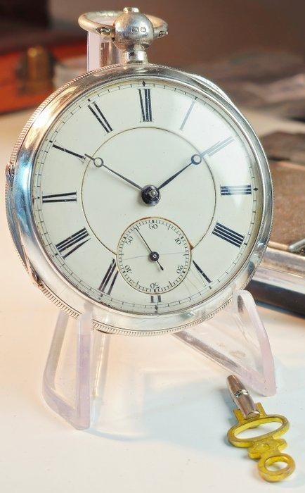 English fuse - Key puller pocket watch - 41898 - 1850-1900, Handtassen en Accessoires, Horloges | Heren