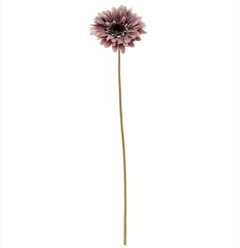 Gerbera 53 cm Mauve Zijden bloemen / st, Huis en Inrichting, Woonaccessoires | Kunstplanten en Kunstbloemen, Nieuw