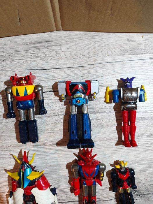 Beeldje - Vintage Robot Figuren Set (9) - Metaal, Antiek en Kunst, Antiek | Overige Antiek