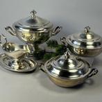 Serveerschaal (4) - Art Deco - Verzilverde Serveerschalen, Antiek en Kunst