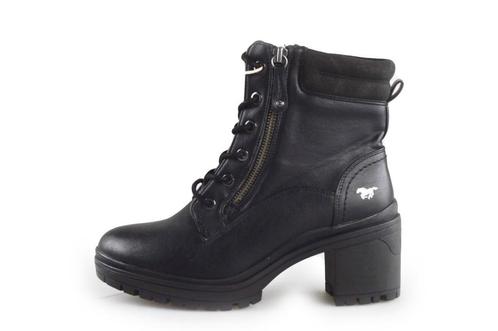 Mustang Veterboots in maat 38 Zwart | 5% extra korting, Kleding | Dames, Schoenen, Zwart, Zo goed als nieuw, Overige typen, Verzenden