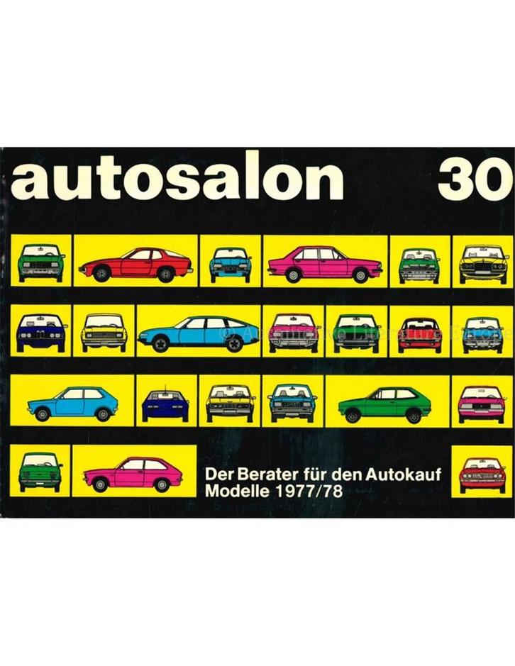 1977/78 AUTOSALON 30, Boeken, Auto's | Boeken