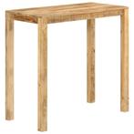 vidaXL Bartafel 112x55x108 cm massief mangohout, Huis en Inrichting, Tafels | Bijzettafels, Verzenden, Nieuw