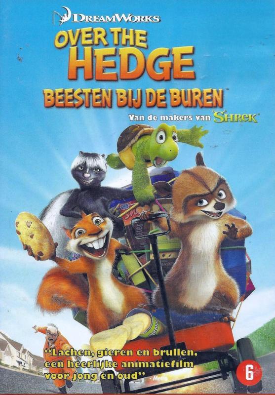 Over the hedge - beesten  bij de buren (dvd tweedehands, Cd's en Dvd's, Dvd's | Actie, Ophalen of Verzenden