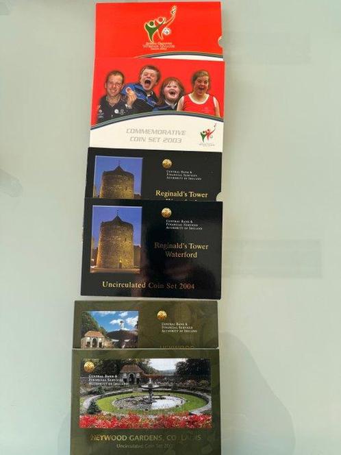 Ierland. Year Set (BU) 2003/2005 (3 sets)  (Zonder, Postzegels en Munten, Munten | Europa | Euromunten