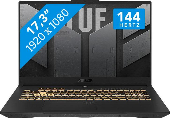 Asus TUF Gaming F17 FX707VV-HX208W QWERTY laptops, Computers en Software, Windows Laptops, Verzenden