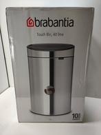 Brabantia Touch Bin 40 Liter Platinum / Matt Prullenbakken, Huis en Inrichting, Woonaccessoires | Prullenbakken, Verzenden, Nieuw
