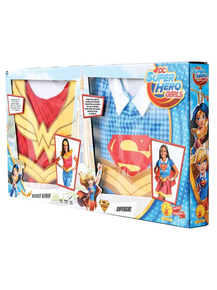 Superhero Girls Set 2 delig, Kinderen en Baby's, Carnavalskleding en Verkleedspullen, Nieuw, Verzenden