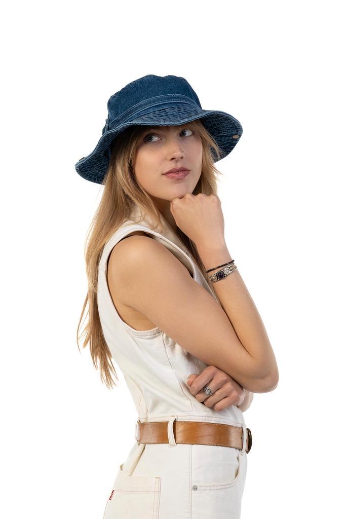 Vissershoed Jeans Donkerblauw Donkerblauwe Denim Cowboyhoed, Kleding | Dames, Carnavalskleding en Feestkleding, Nieuw, Ophalen of Verzenden