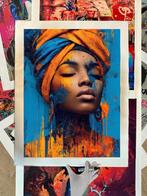 Canvas Fit - Alberto Ricardo - Diosa Afro-Contemporánea –, Antiek en Kunst