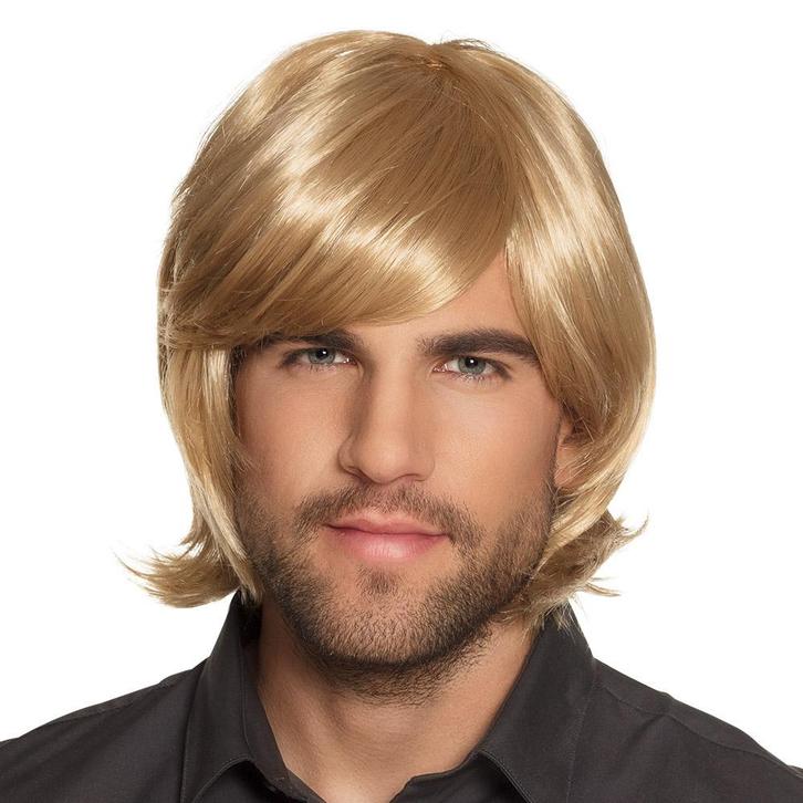 Blonde Pruik Spike, Hobby en Vrije tijd, Feestartikelen, Nieuw, Verzenden