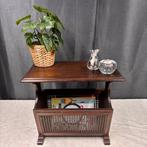 Tijdschriftenhouder - Hout, Webbing - Bijzettafel