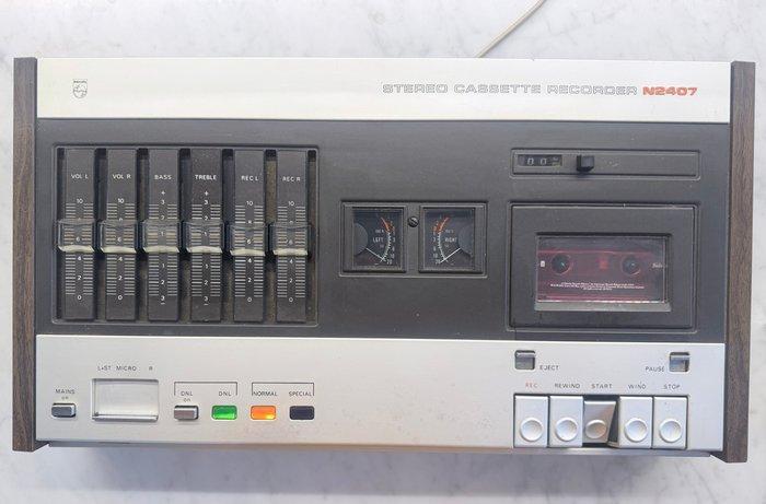 Philips - N2407 Lecteur de cassettes audio, TV, Hi-fi & Vidéo, Radios